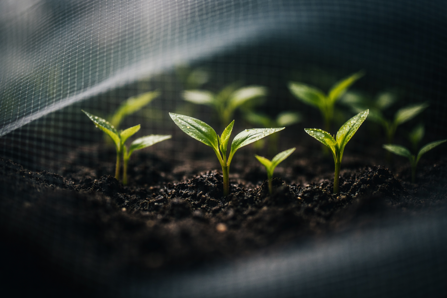 Agricultural seedling production under protected cultivation